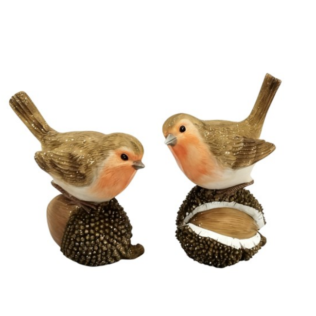 ROBINS & ACORNS 9CM