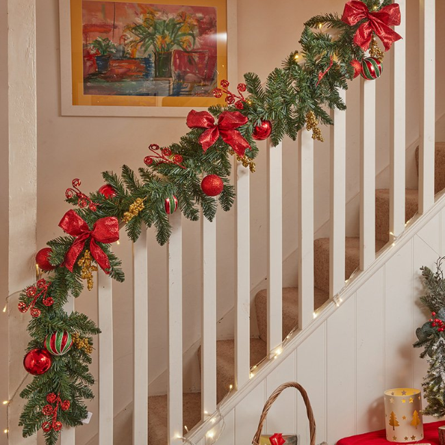 CLASSIC NOEL GARLAND 180CM