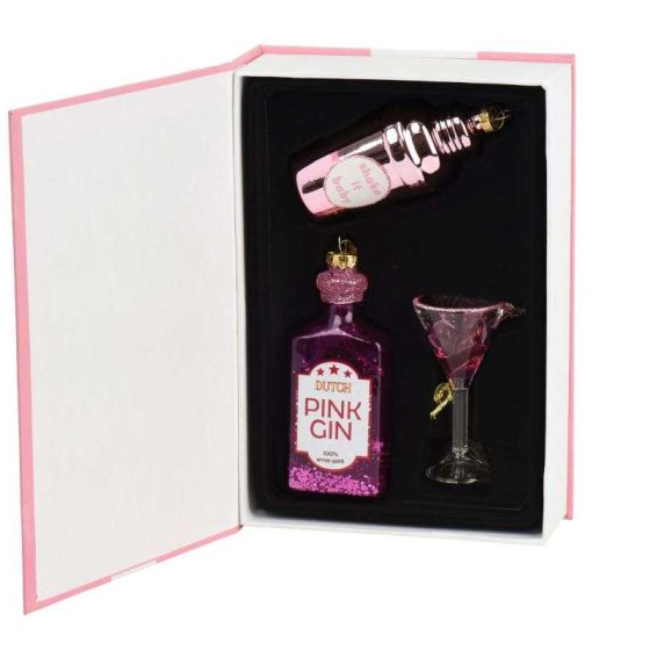 GIN THEMED ORNAMENT GIFT BOX