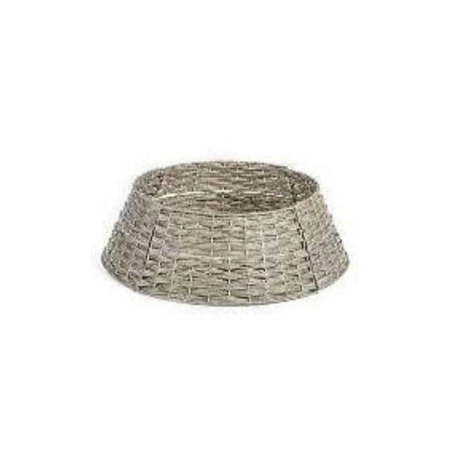 GREY RATTAN TREE SKIRT 65CM