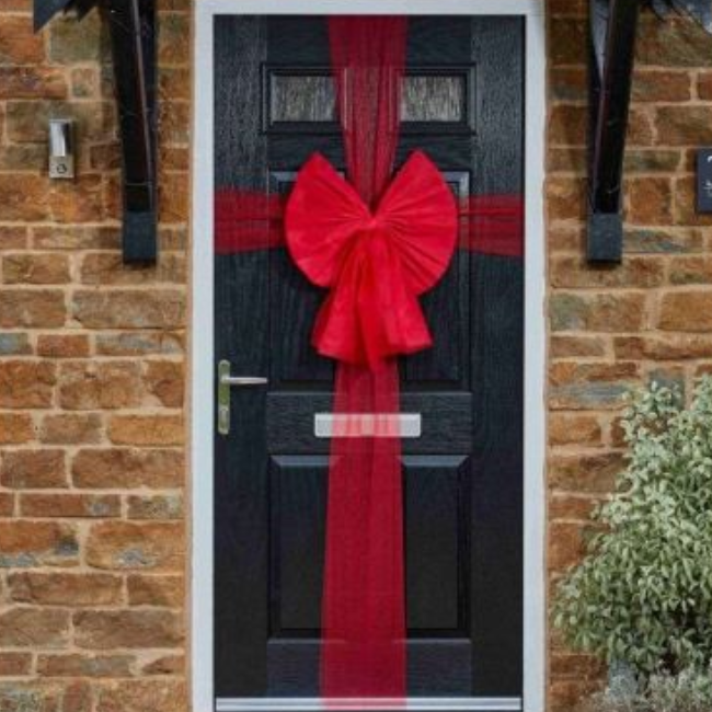 DOOR BOW - RED