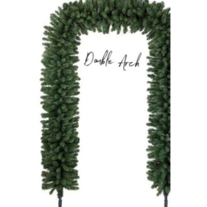 CHRISTMAS DOUBLE ARCH H2.4MXW1.3M