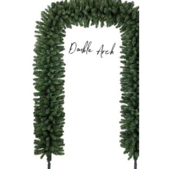 CHRISTMAS DOUBLE ARCH H2.4MXW1.3M
