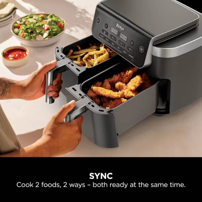 NINJA DUALZONE 7.6L 2 DRAWER AIR FRYER DZ801UK - Image 3