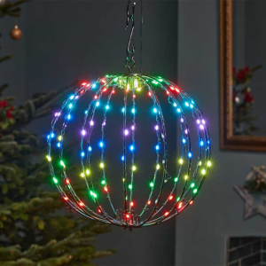 144 LED TWINKLING ORB, COLOUR CHANGING 30CM, LV