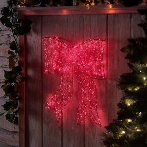 960 LED GALAXY BOW - RED 60CM, LV