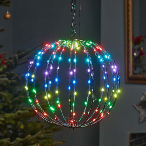 240 LED TWINKLING ORB, COLOUR CHANGING 40CM, LV