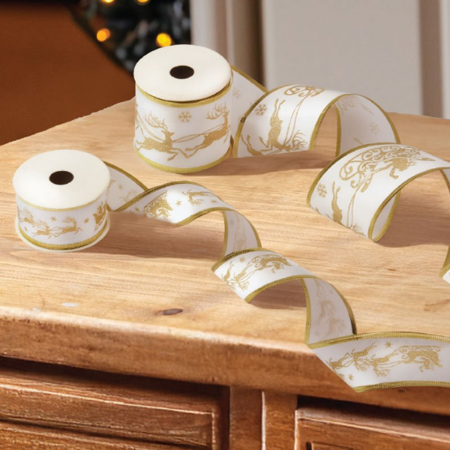 38MM SPARKLE SLEIGH PREMIUM RIBBON,
